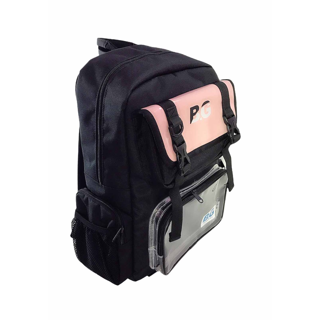 Balo đi học BATTLE ER B.G mẫu x002 Pink Unisex Streetwear Backpack