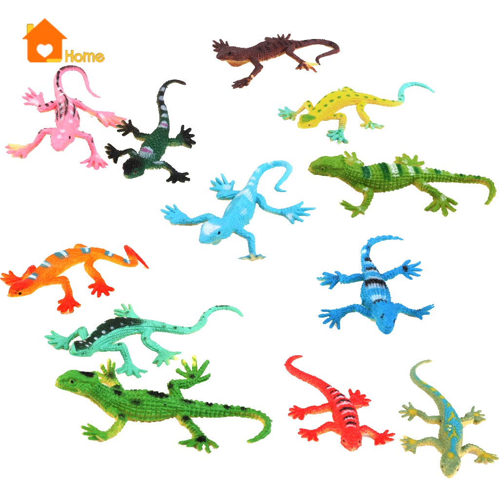 Set 12 Mô Hình Động Vật Thằn Lằn Bằng Nhựa Độc Đáo