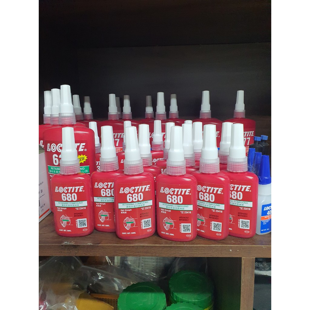 680 50ML KEO DÁN KHÓA REN BULONG LOCTITE  MEDIUM STRENGTH OIL TOLERANT THREADLOCKER