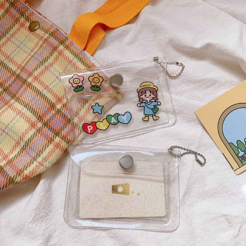 Ví Đựng Thẻ Tín Dụng Bằng PVC Trong Suốt Dành Cho Nữ