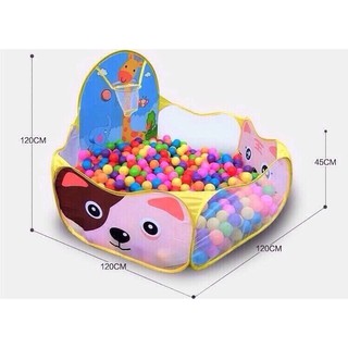 (Sẵn hàng-) Lều Bóng Chấm Bi Cho Bé Kèm 100 Bóng