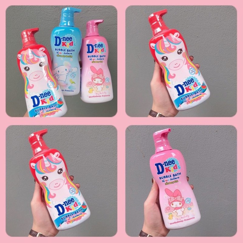 Sữa tắm gội Dnee Kids Hình Thú 400ML - Gấu Tím