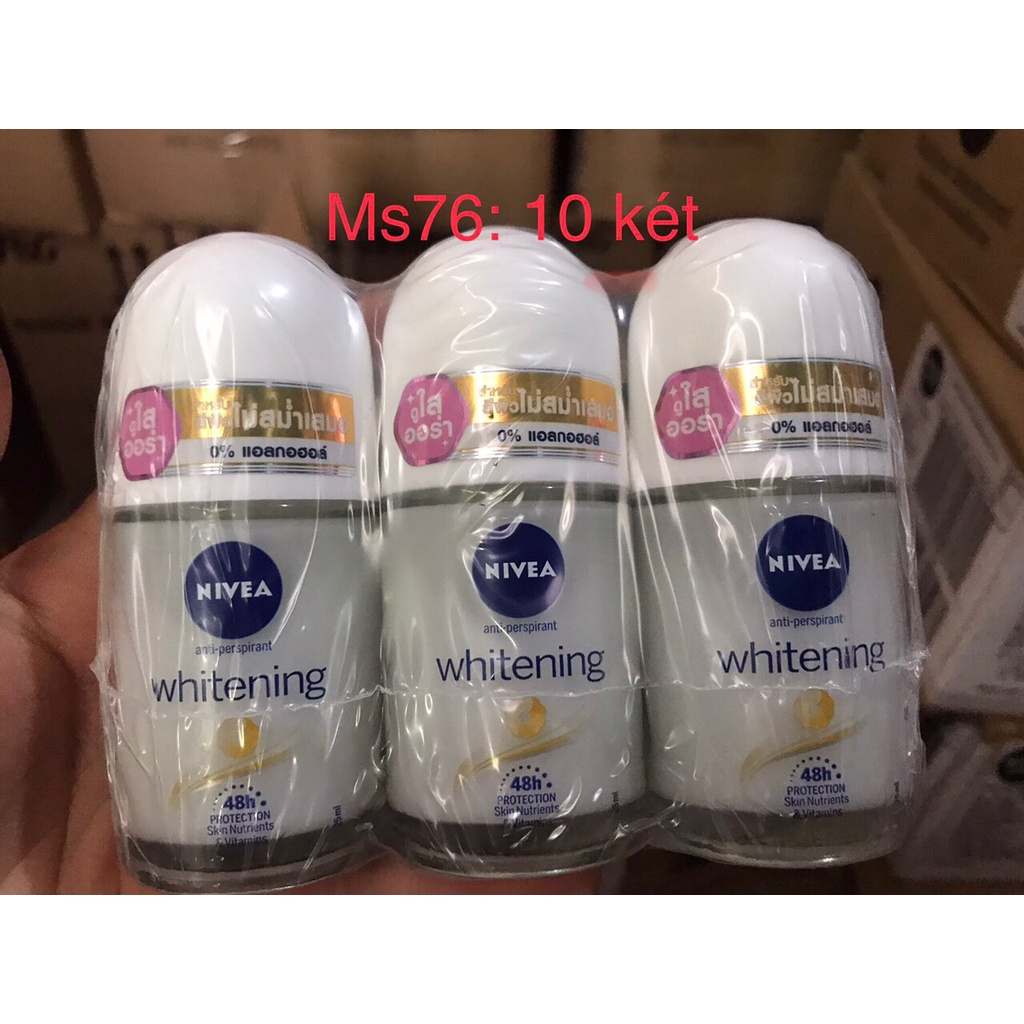 Lăn nách Nivea ngọc trai 25ml Thailand