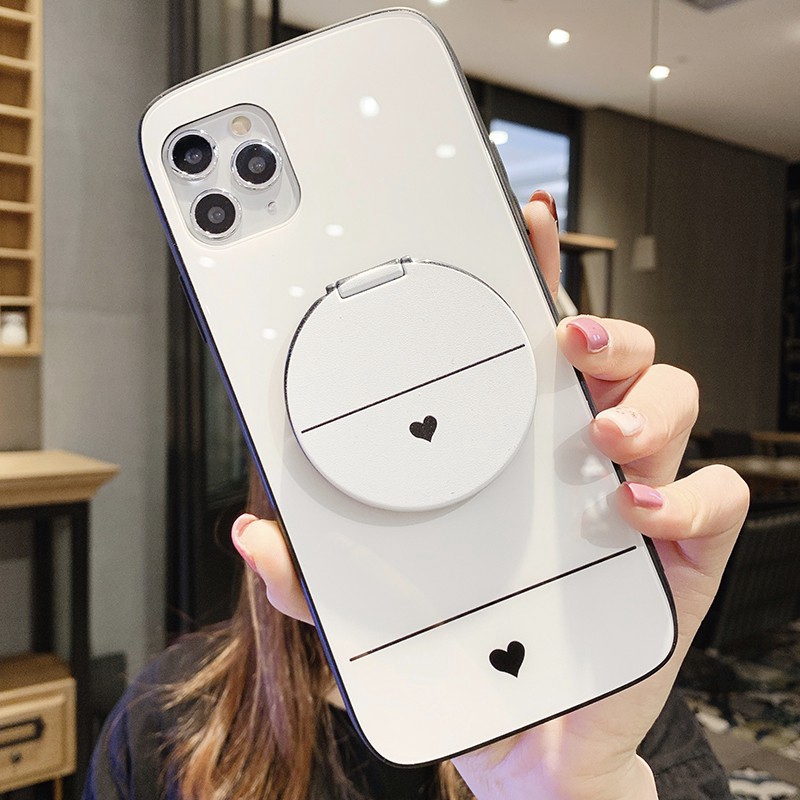 Ốp Điện Thoại Có Gương Trang Điểm Làm Vòng Đỡ Cho Iphone 6 6s 7 8 Plus X Xr Xs Max 11 Pro Max | BigBuy360 - bigbuy360.vn