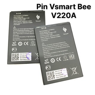 Pin vsmart bee model bvsm-220 zin hãng - bảo hành 3 tháng