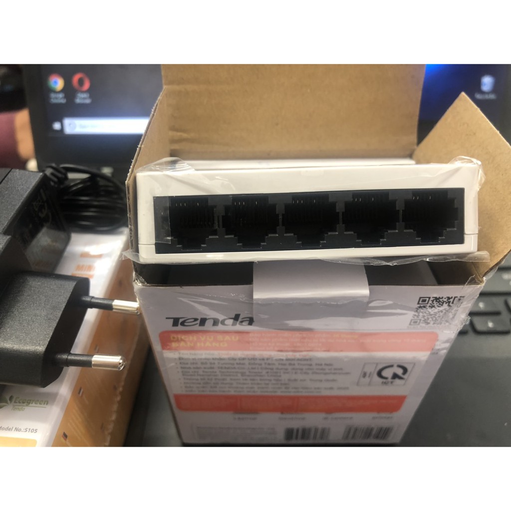Bộ Chia Mạng  TENDA S105 - 5 Cổng Chia . Chính Hãng 100%, Bảo Hành 24 Tháng