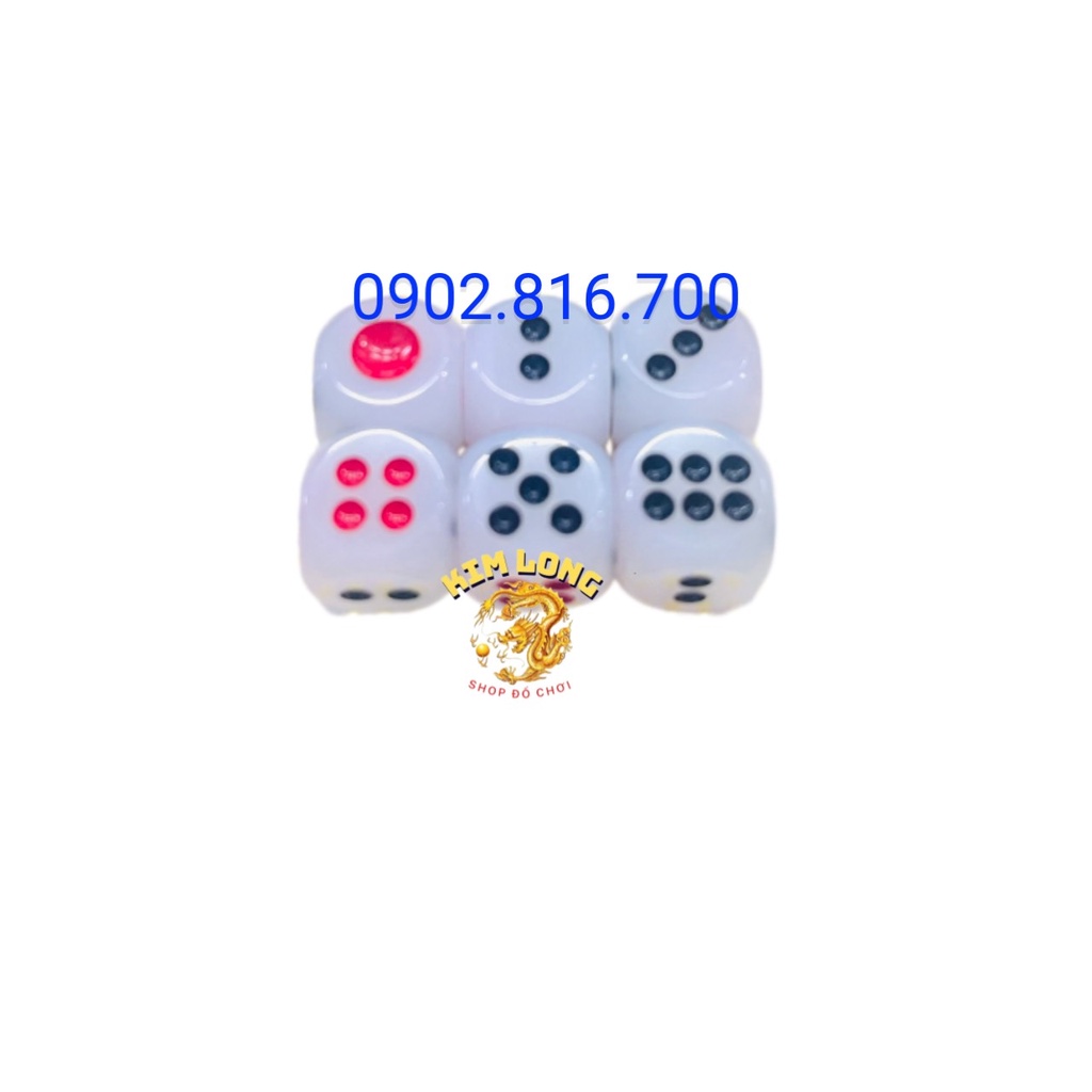 1 viên xúc xắc xí ngầu NGHỆ HOA hột xương loai 1 xịn tốt 11 ly 12 ly 13 ly 14 ly chơi cờ cá ngựa tài xỉu