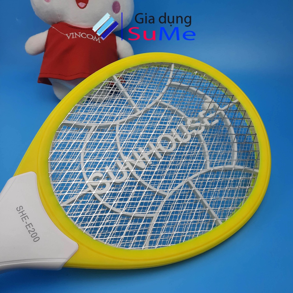 Vợt muỗi, đánh muỗi sạc pin tích điện cao cấp bắt muỗi hiệu quả an toàn