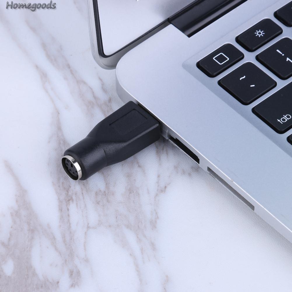2pcs Ps / 2 Female To Usb Male Adapter Adapter Cho Pc-Ready