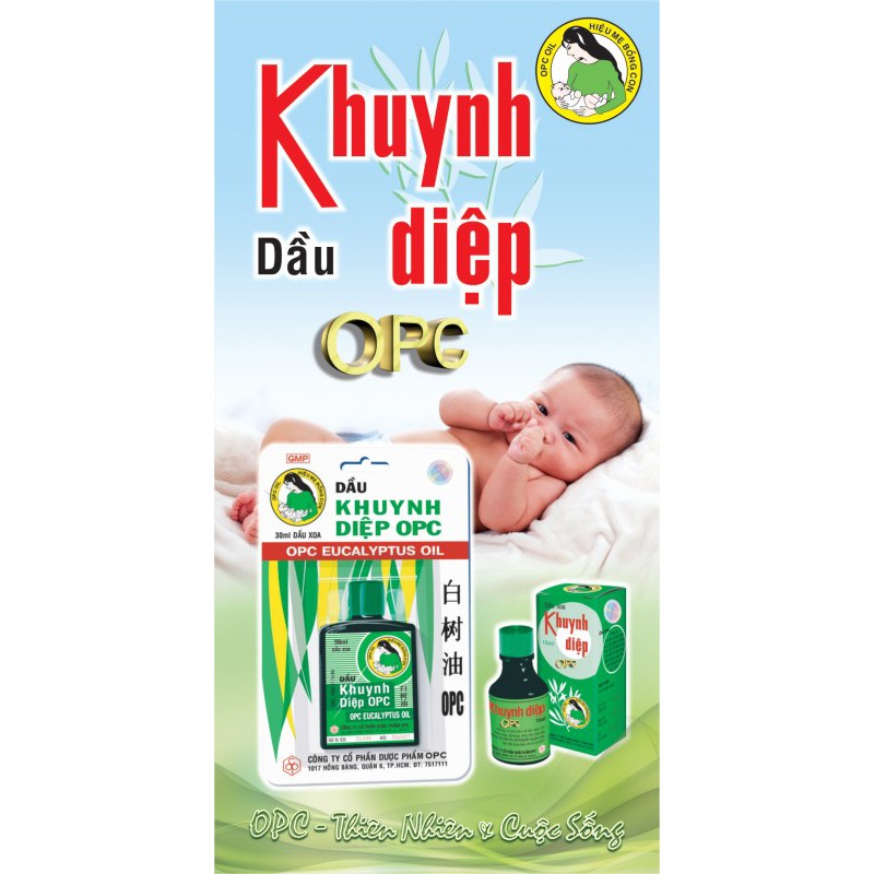Dầu Khuynh Diệp OPC 25ml Cho Bé Sơ Sinh Và Trẻ Em