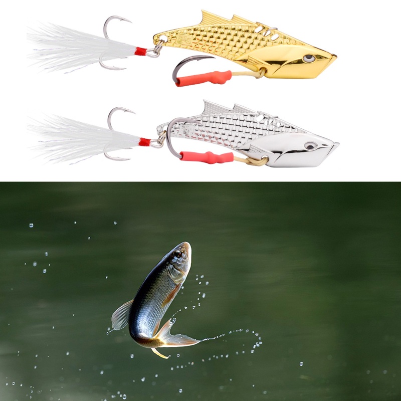 QQ Mồi Câu Cá Giả Bằng Kim Loại 82mm Chất Lượng Cao