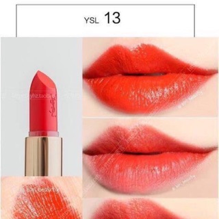 Son YSL 13 Le Orange Màu Đỏ Cam