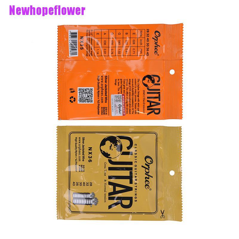 1 Bộ Dây Đeo Đàn Guitar Cổ Điển Bằng Nylon Mạ Bạc Nx