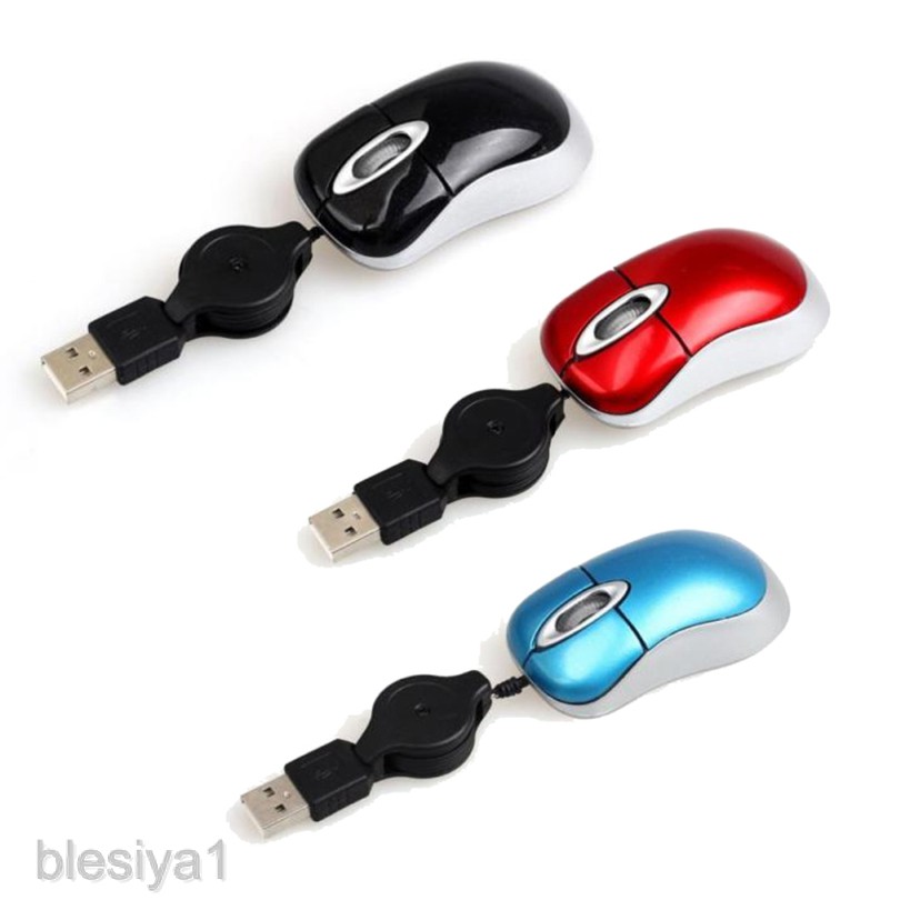 Chuột Quang Chơi Game Có Dây Thu Gọn Cho PC Laptop Máy Tính Bàn