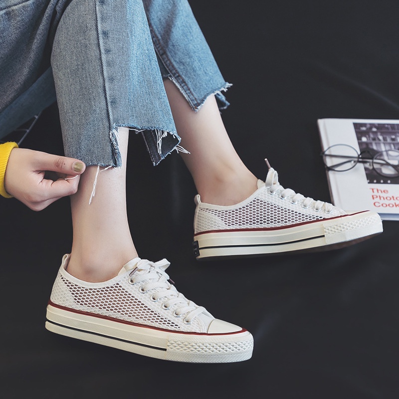 Giày thể thao nữ ulzzang lưới thoáng khí mùa hè vải cao cấp hot 2023 Top Shoes Size 36-40 (026)