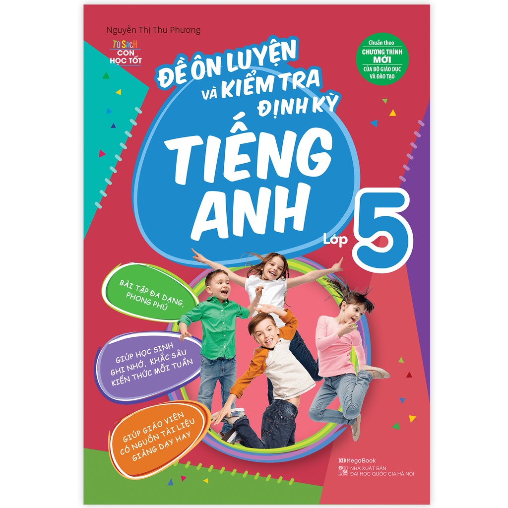 Sách Combo Đề ôn luyện và kiểm tra định kỳ tiếng Anh lớp 3, 4, 5