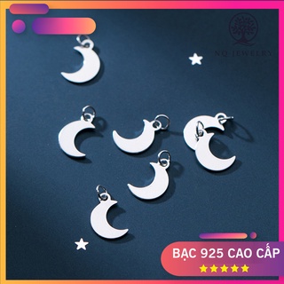 Charm S925 trắng ông trăng treo