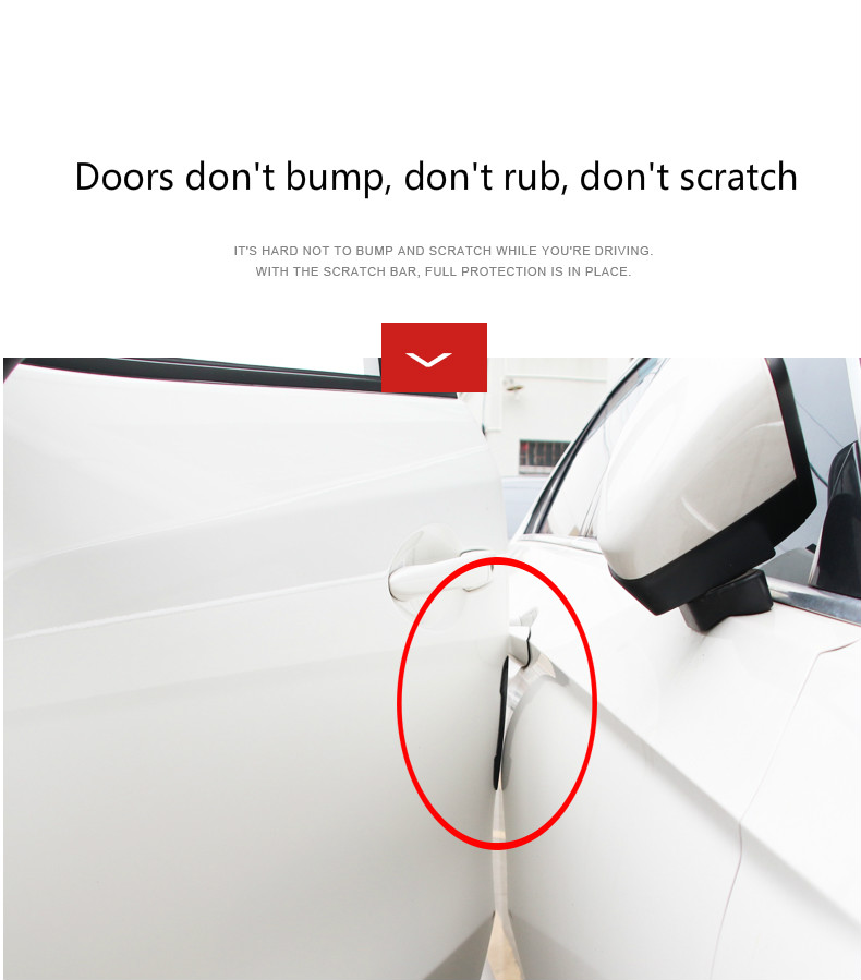 Miếng dán viền cửa xe hơi chống trầy tiện lợi