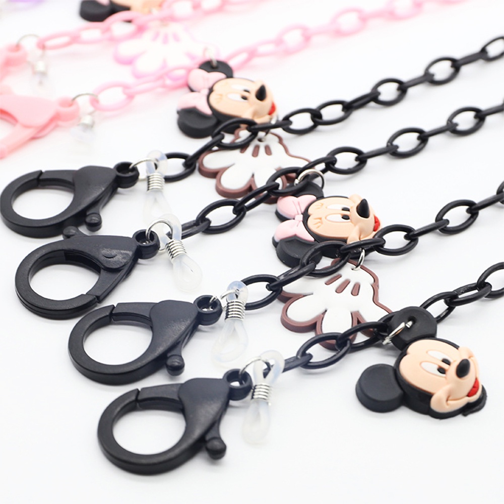 58cm acrylic candy color mask chain glasses chain