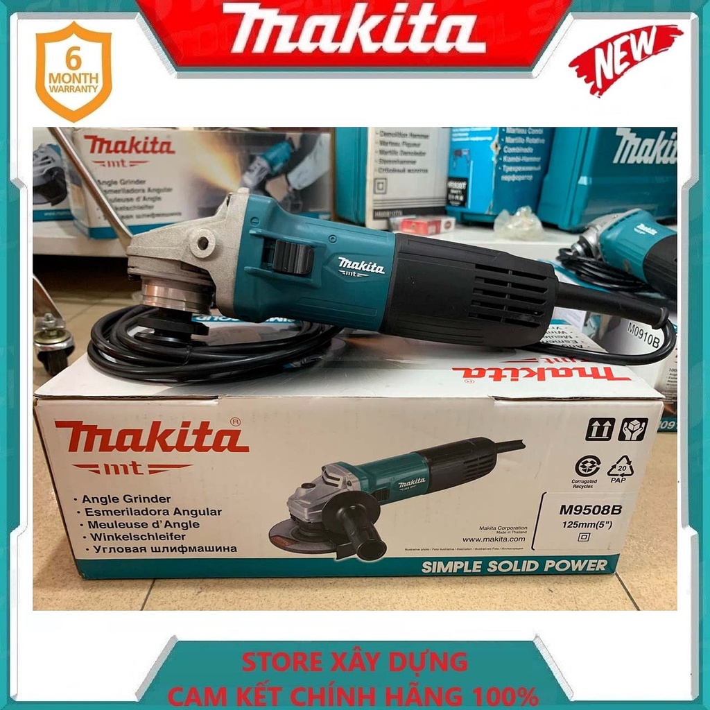 MÁY MÀI GÓC 125MM 720W MAKITA M9508B - HÀNG CHÍNH HÃNG