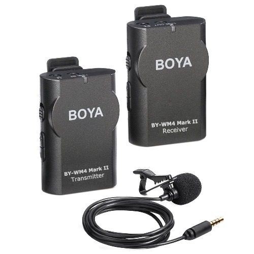 Micro không dây cho điện thoại, máy ảnh Boya BY-WM4 Pro, WM4 Pro K2 chính hãng