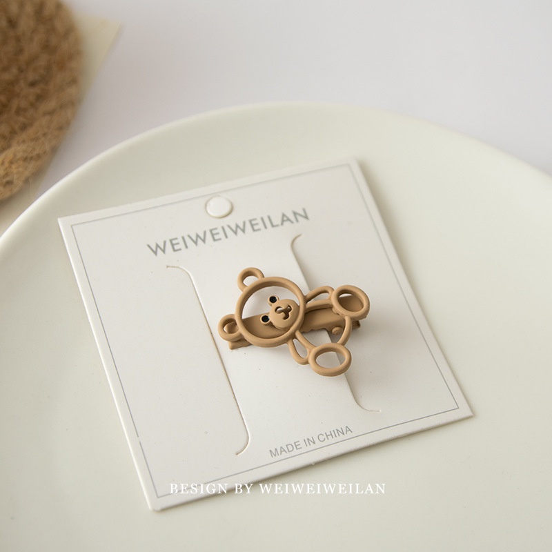 Kẹp Tóc Hàn Quốc Gấu Dễ Thương Phụ Kiện Thời Trang Cho Nữ AB027