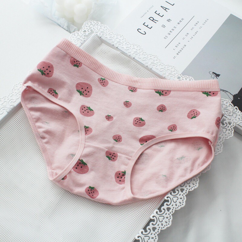 [SET 5C] 5 quần lót học sinh- sinh viên cotton  siêu dễ Thương DT