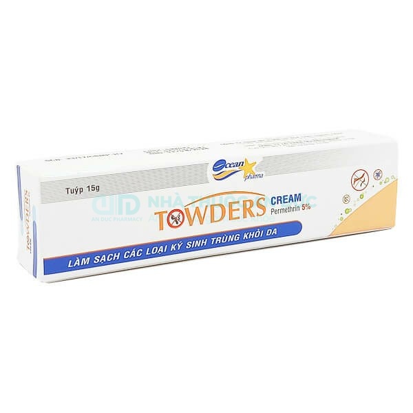 Kem Bôi Ghẻ Ngứa, Kem Bôi Chấy Rận Towders Cream – Nhà thuốc An Đức