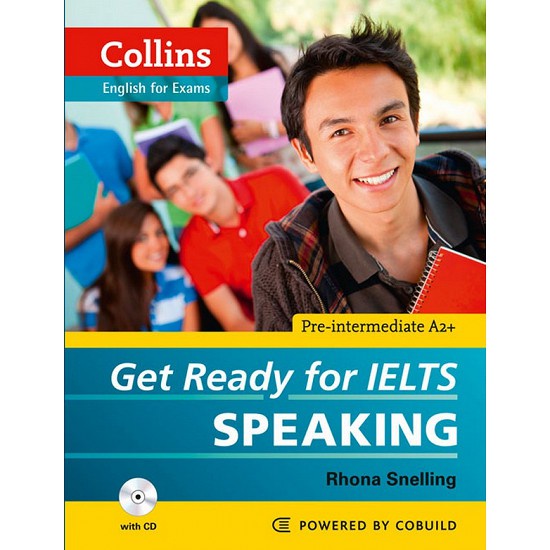 Sách - Collins English for exams get ready for ielts ( Listening , Speaking , Reading , Writing ) - Tặng kèm Bookmark