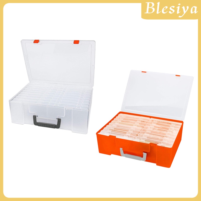 [BLESIYA]Photo Storage Box 4x6&quot; Crafts Seeds Stickers Cards Case Container