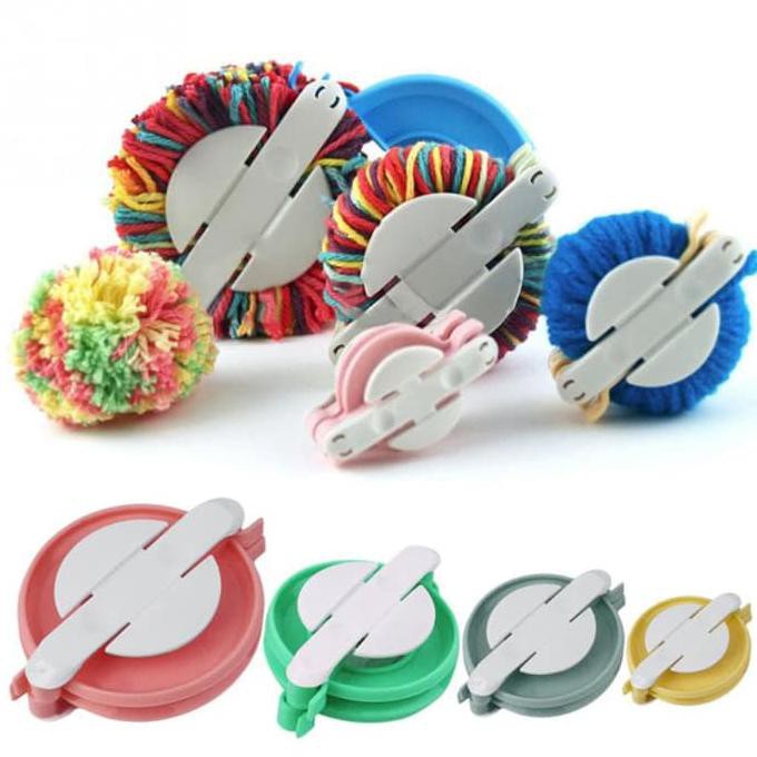 Set 4 Dụng Cụ Làm Bóng Pom Pom Pom Pom Tiện Dụng