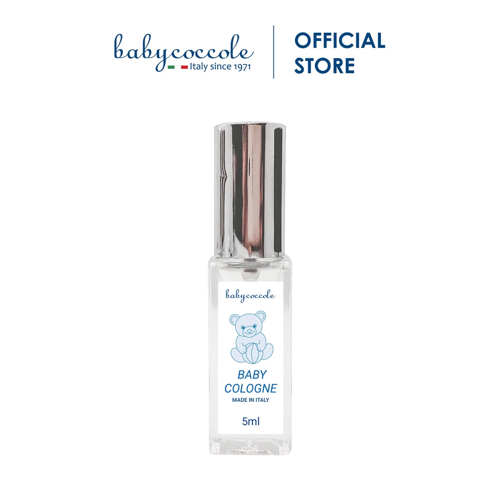 Nước hoa cho bé Babycoccole 0M+ an toàn cho trẻ sơ sinh & em bé chiết xuất hoa sen 5ml