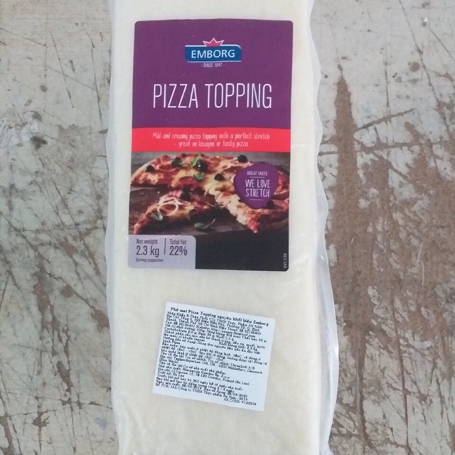 Phomai Topping Pizza Emborg 2.3kg - 130000/kg