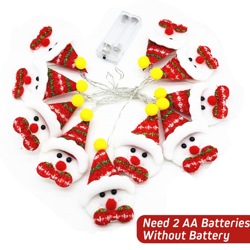 Dây Đèn LED Hình Người Tuyết Trang Trí Giáng Sinh Năm Mới 2023