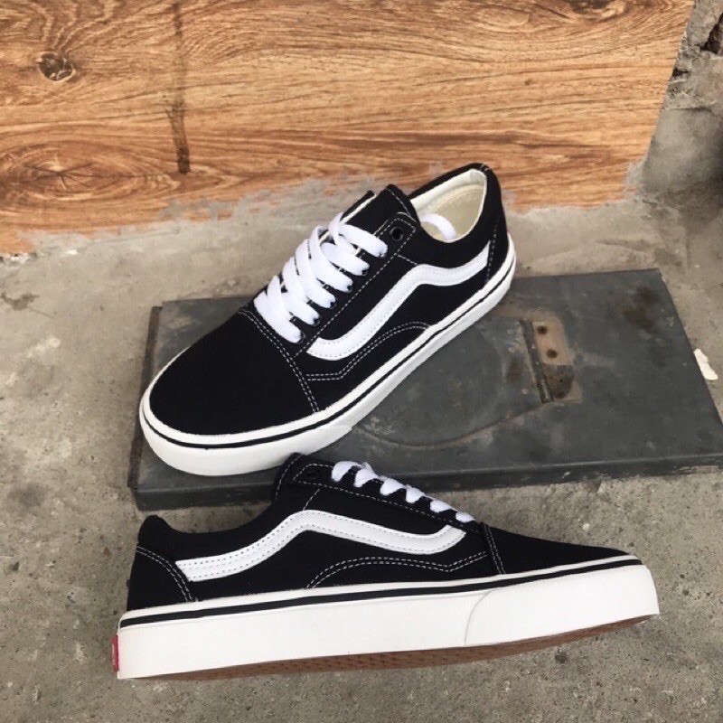 [FULL BOX+ ẢNH THẬT] Giày VANS OKD SKOOL ĐEN TRẮNG