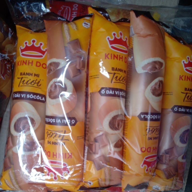 COMBO 5 CÁI BÁNH MÌ TƯƠI Ổ DÀI KINH ĐÔHSD:10->13 NGÀY