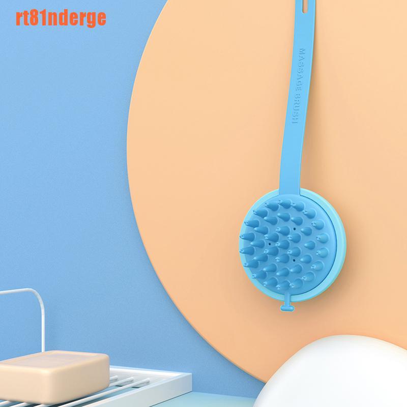 (Hàng Mới Về) Bàn Chải Silicone Mát Xa Da Đầu Tiện Dụng