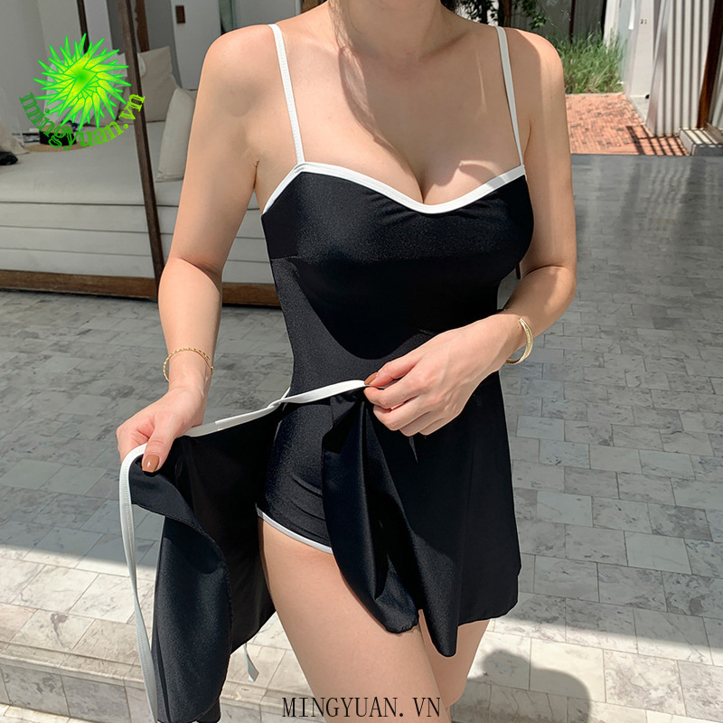 [mingyuan] 2020 two-piece skirt white black sling triangle hot spring beach items new female swimwear | BigBuy360 - bigbuy360.vn