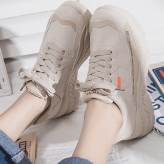Giầy nữ🤩 FreeShip đơn 250k💥 Giầy Sneaker, giầy thể thao nữ thời trang, giầy thể thao tim chữ cá.tính 2 màu