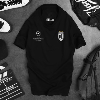Áo Thun Bóng Đá Juventus Cotton Logo Hình In Tay Ngắn Cổ Tròn
