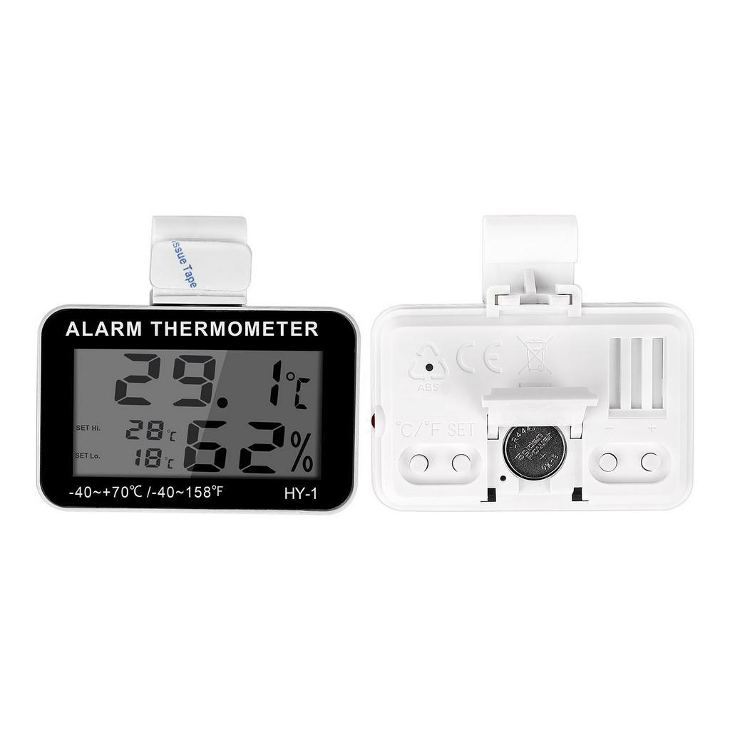 Nhiệt kế tủ lạnh chống thấm nước có độ chính xác cao kỹ thuật số LED, nhiệt kế làm lạnh tủ đông, màn hình kỹ thuật số LCD chính xác