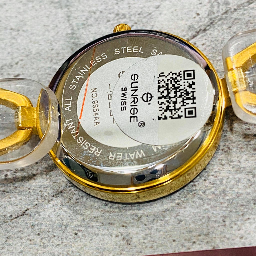 Đồng hồ Sunrise nữ chính hãng Nhật Bản L.9954.AA.G.D - kính saphire chống trầy - bảo