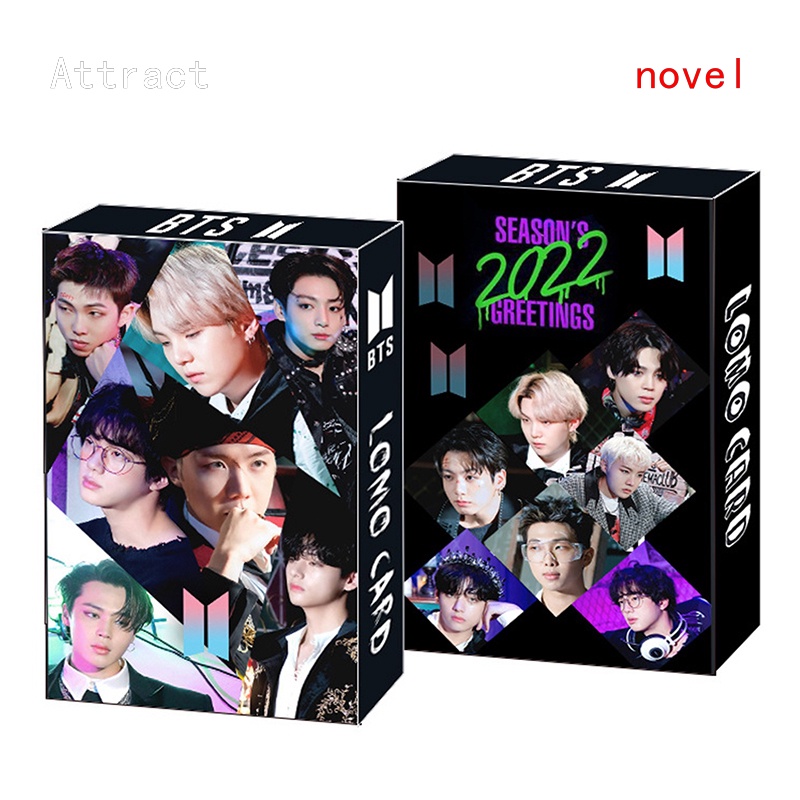 Attract 30Pcs/Set Kpop BTS 2022 Season'S Greetings Lomo Cards Small Card Postcard Photocard