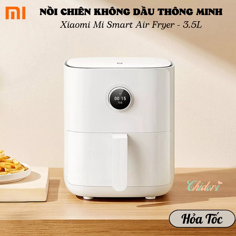 CHÍNH HÃNG - Nồi chiên không dầu Xiaomi Mi Smart Air Fryer 3.5L (Trắng) - Bảo hành 6 Tháng - Tích hợp App Mihome