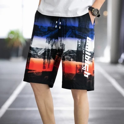 Quần Short Thể Thao Ống Rộng Có Dây Rút Thời Trang Mùa Hè Hàng Mới Dành Cho Nam