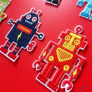 Miếng dán may quần áo hình robot
