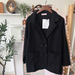 Blazer trơn hàn quốc