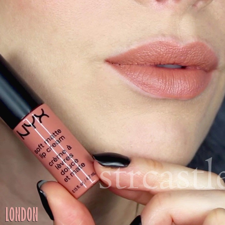 Son NYX Soft Matte Lip Cream - SMLC 04 London 8ml - màu cam nude