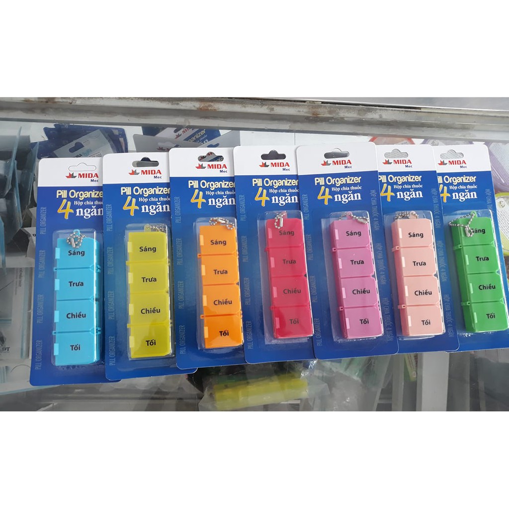 COMBO 7 HỘP CHIA THUỐC THEO NGÀY