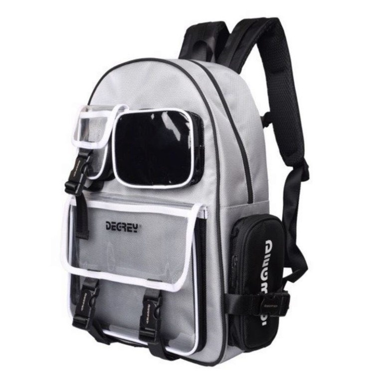Balo Degrey Basic Backpack BBD Xám | Cặp Đi Học Unisex Thời Trang Chuẩn Cao Cấp